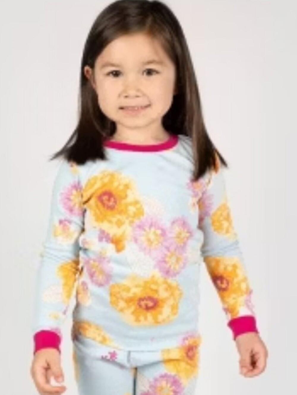 Toddler's Blue Floral Pajama Top - Burt's Bees - 2T